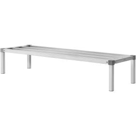 VEVOR Aluminum Dunnage Rack, 60' x 20' Commercial Food Floor Rack, 12' Off the Floor, 1000 lbs Capacity All-Welded Aluminum Storage Rack