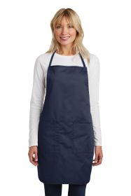 Port Authority Full-Length Apron A520 (Color: Navy, size: OSFA)