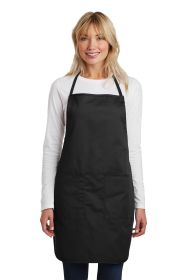 Port Authority Full-Length Apron A520 (Color: Black, size: OSFA)